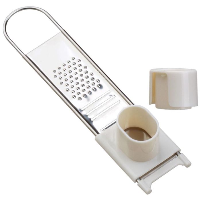 Cook Concept Rallador de Especias Acero y Plástico para Aromatizar Platos, Largo 22.5 cm 1