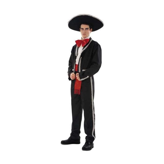 Disfraz mejicano chaqueta, pajarita, fajín y pantalón talla XXL Disfraz mejicano chaqueta, pajarita, fajín y pantalón talla XXL