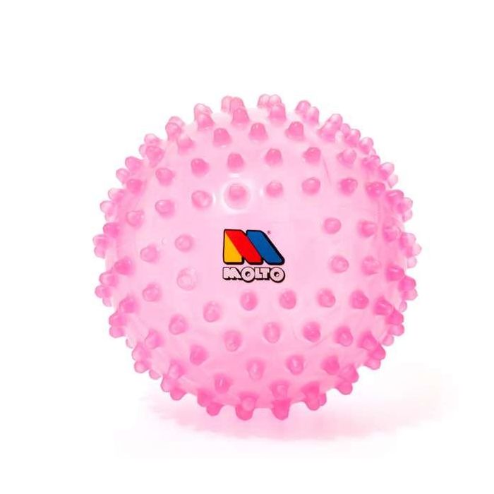 Bola sensorial 20 cm rosa. con colores y textura suave para la diversión y aprendizaje de los bebes. 2 Bola sensorial 20 cm rosa. con colores y textura suave para la diversión y aprendizaje de los bebes. 2