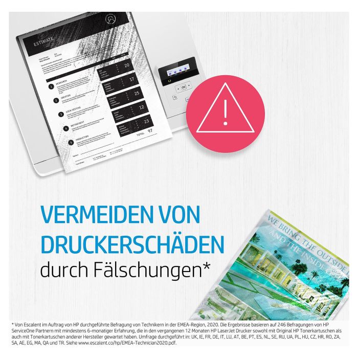 HP Toner Q6003A Magenta Cartucho Original para HP LaserJet 1600, 2600, 2605, CM1015, CM1017 7