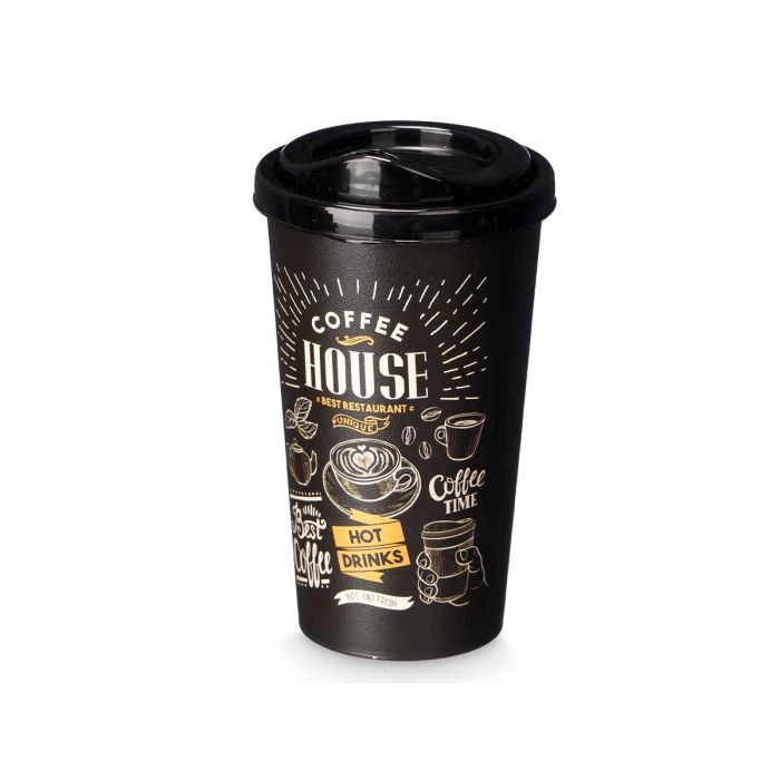 Vaso Plastico Tapa Llevar 650Ml Leknes 9X17CM (24 Unidades) 1 Vaso Plastico Tapa Llevar 650Ml Leknes 9X17CM (24 Unidades) 1