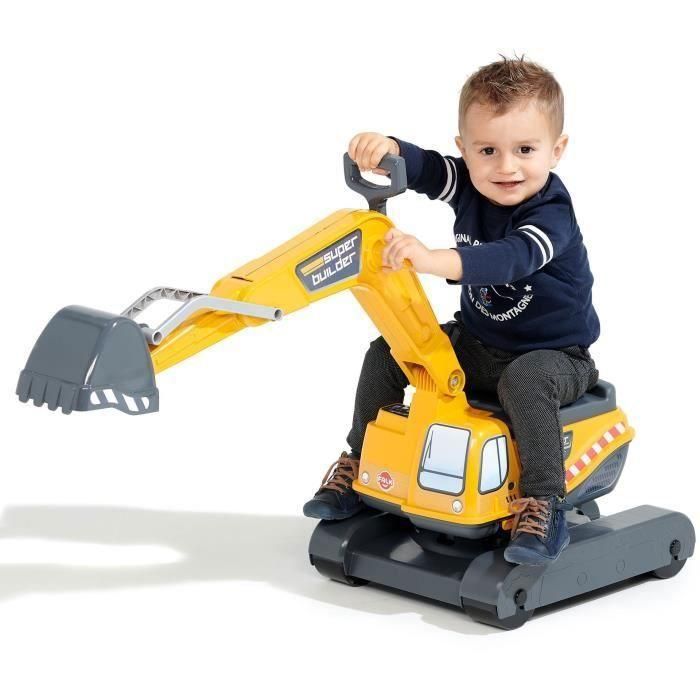 FALK Excavadora de Juguete Power Shift Articulada con Cabina Giratoria 360°, Chasis 8 Ruedas, Color Amarillo para Niños 2+ Años 2 FALK Excavadora de Juguete Power Shift Articulada con Cabina Giratoria 360°, Chasis 8 Ruedas, Color Amarillo para Niños 2+ Años 2