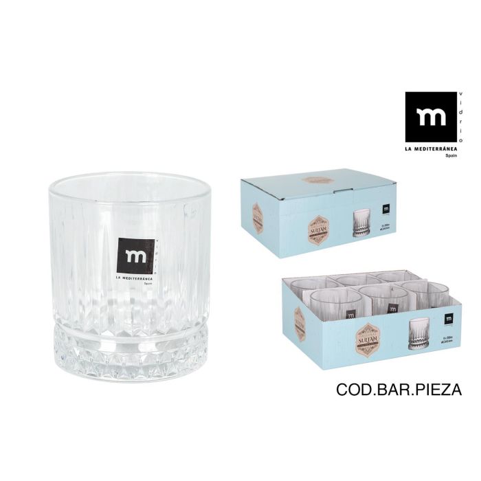 La Mediterranea Vaso Sultan de 350 cc - Cristal Ø8.3x9.4 cm (48 Unidades)