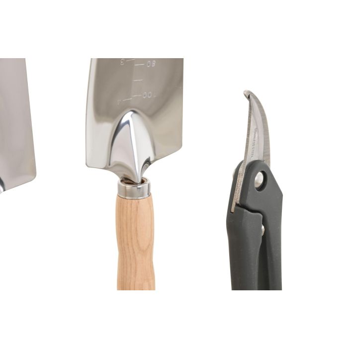 Kit de herramientas de jardinería Home ESPRIT Blanco Verde Poliéster Aluminio 7 Piezas 4 Kit de herramientas de jardinería Home ESPRIT Blanco Verde Poliéster Aluminio 7 Piezas 4