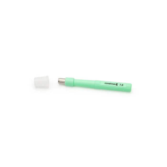 Covetrus Punch De Biopsia Estéril 7 mm 10Ud - Acero Inoxidable, Corte Afilado, Mango Ondulado