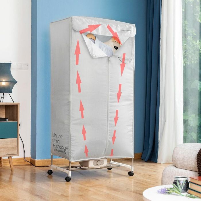 Secadora Eléctrica Portátil de 2 Alturas Dupledry InnovaGoods 1200 W