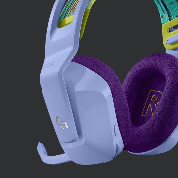 Logitech G G733 Auriculares Inalámbricos LIGHTSPEED con Micrófono para Gaming, Ligeros 278g, hasta 29h batería 10