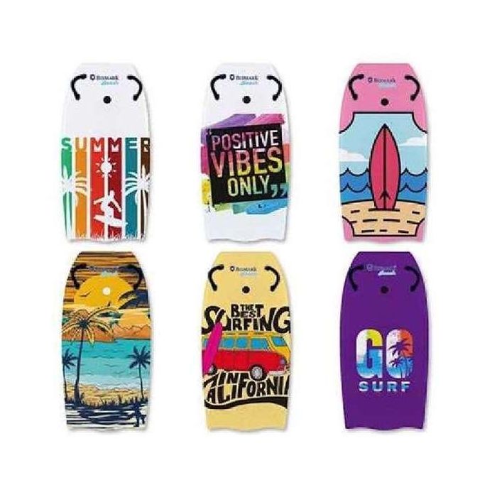 Tabla surf poliestireno con asas y dibujos 83,5 x 45,5 x 5 cm - modelos surtidos Tabla surf poliestireno con asas y dibujos 83,5 x 45,5 x 5 cm - modelos surtidos