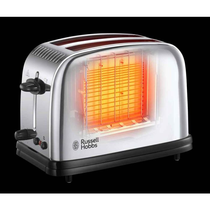 Russell Hobbs 23310-56 Tostador Eléctrico con Tueste Rápido, Función Levantar y Ver, Calientapanecillos y Bandeja Recogemigas 1 Russell Hobbs 23310-56 Tostador Eléctrico con Tueste Rápido, Función Levantar y Ver, Calientapanecillos y Bandeja Recogemigas 1