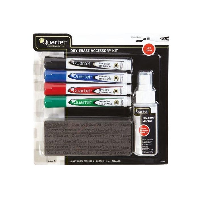 Kit Pizarra Blanca (4 Rotuladores, Borrador, Spray Limpiador) Nobo 1903798 Kit Pizarra Blanca (4 Rotuladores, Borrador, Spray Limpiador) Nobo 1903798