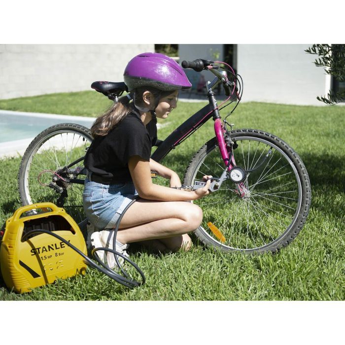 Stanley Compresor de Aire sin Tanque KIT DE AIRE - 1.5 CV Portátil Ultracompacto con Kit de Inflado