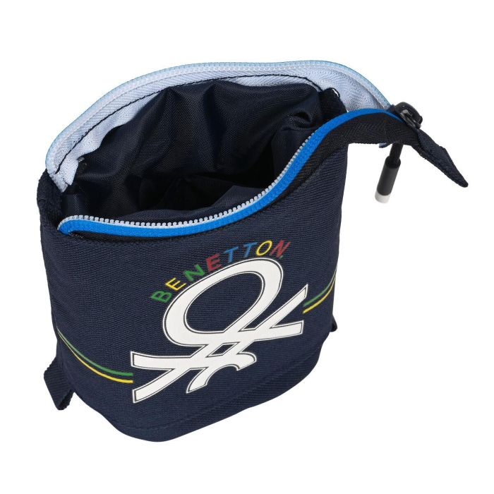 Estuche Cubilete Benetton Sixties Azul marino (8 x 19 x 6 cm) 2