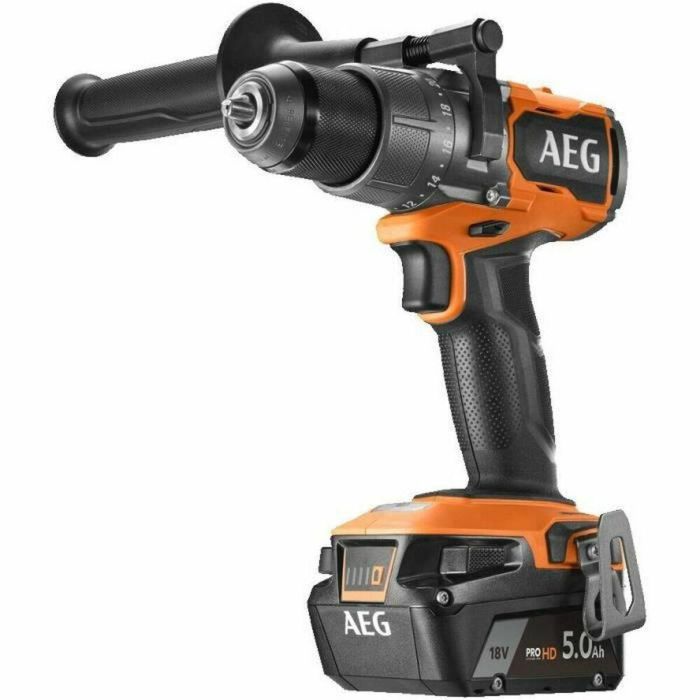 AEG - Taladro percutor BRUSHLESS 18V - 110 Nm - 2 baterías 5Ah - BSB18C3BL-502C