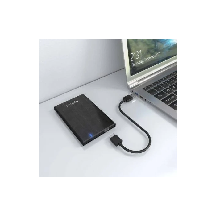 AISENS - CAJA EXTERNA 2,5" ASE-2528B 9.5MM SATA A USB 3.0/USB3.1 GEN1, NEGRA AISENS - CAJA EXTERNA 2,5" ASE-2528B 9.5MM SATA A USB 3.0/USB3.1 GEN1, NEGRA