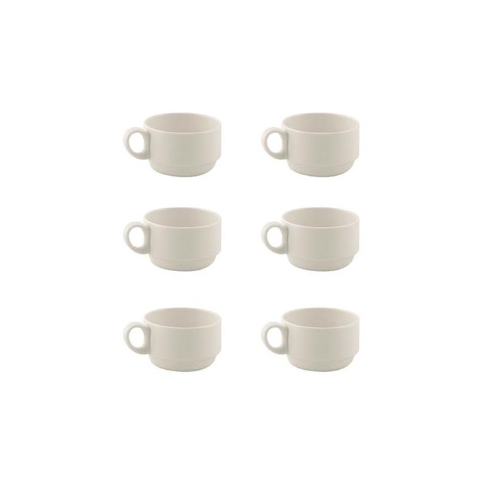 Valet Taza Te Apilable 20 Cl Ø8 cm (6 Unidades) 2 Valet Taza Te Apilable 20 Cl Ø8 cm (6 Unidades) 2