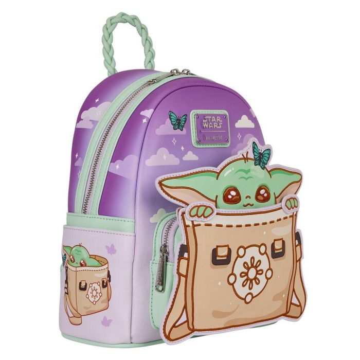 Mochila Grogu Star Wars Loungefly 26cm 4 Mochila Grogu Star Wars Loungefly 26cm 4