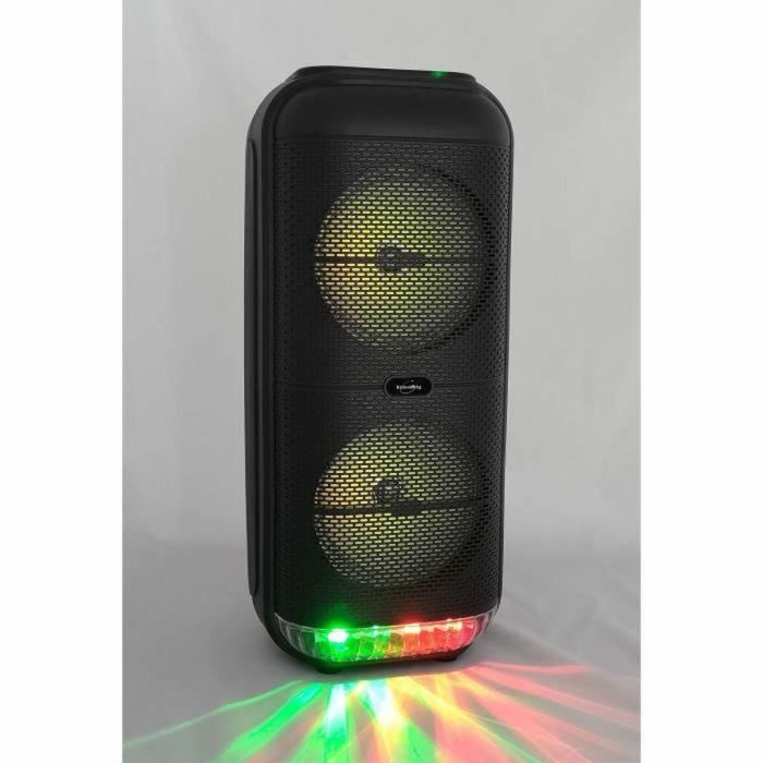 Inovalley Altavoz Karaoke KA22-BTH Bluetooth V5.0 500 W Negro 49 cm 3