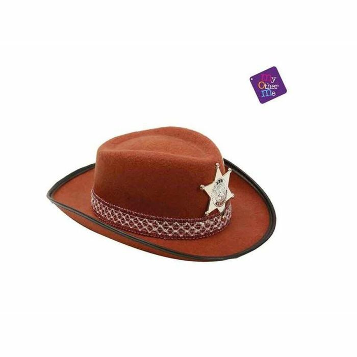 Sombrero de vaquero marrón 53 cm 1 Sombrero de vaquero marrón 53 cm 1