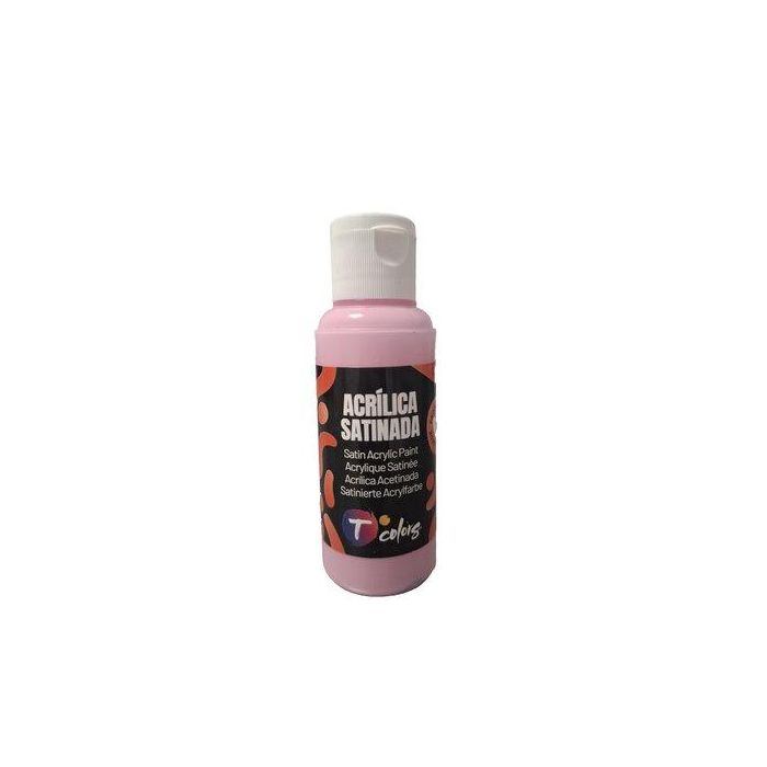 Pintura Acrilica Tcolors 80 Ml (Botella) Rosa
