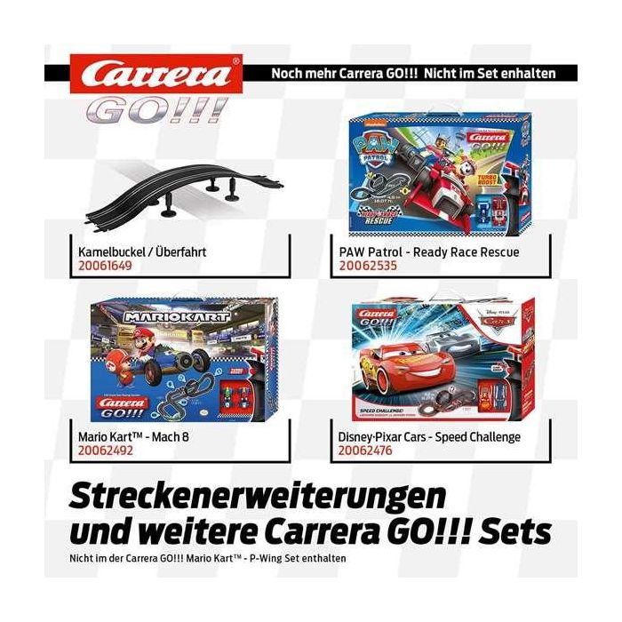 Carrera Pista de Slot Nintendo Mario Kart P-Wing, Circuito con 2 Coches (Mario y Yoshi), 4,9 Metros y 2 Jugadores (+6 años) 5 Carrera Pista de Slot Nintendo Mario Kart P-Wing, Circuito con 2 Coches (Mario y Yoshi), 4,9 Metros y 2 Jugadores (+6 años) 5