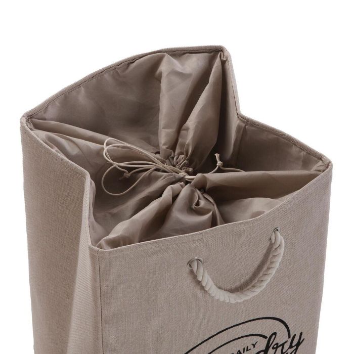 Cesto para la Ropa Sucia Versa Crema Poliéster PVC Metal EVA 30 x 55 x 36 cm 1 Cesto para la Ropa Sucia Versa Crema Poliéster PVC Metal EVA 30 x 55 x 36 cm 1
