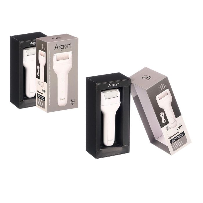 Argon Lima Eléctrica para Pies Blanca 1200mAh USB C 14.8x3.5x6.4cm (Set de 12) 2