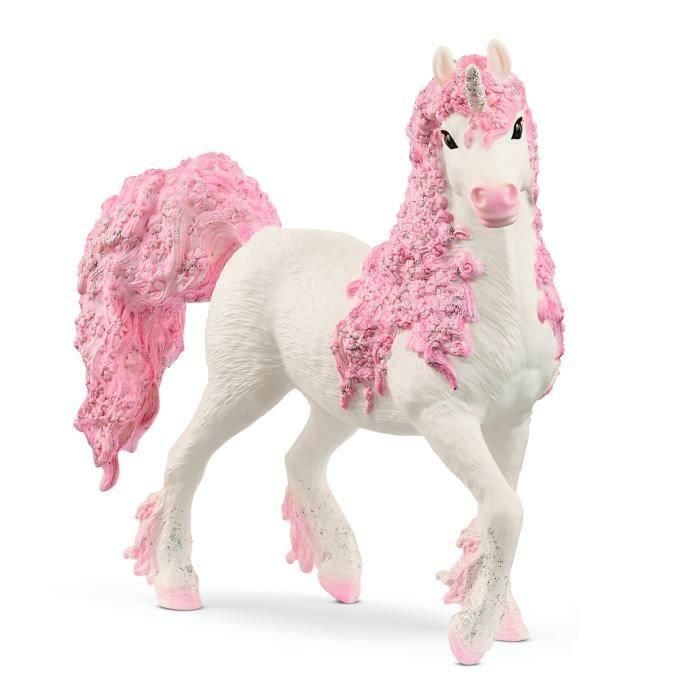 Schleich SCH70831 Figura de Yegua con Unicornio Floral Decorado, Colección Bayala. Juguete Coleccionable para Niños a Partir de 4 Años.