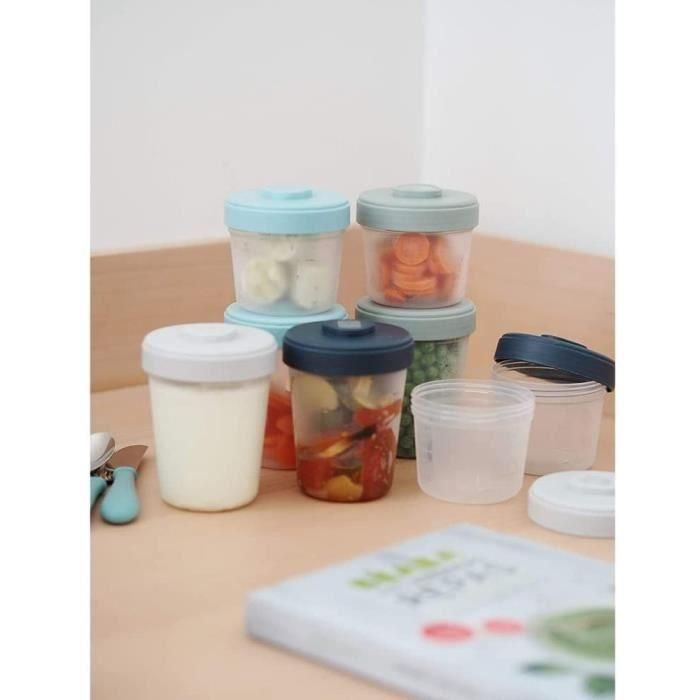 Beaba 1st Storm Pack Comida Bebé 1ª Edad - 12 Porciones Clip (2x90ml, 4x150ml, 6x250ml) + 2 Cacitos Silicona Sin BPA 4 Beaba 1st Storm Pack Comida Bebé 1ª Edad - 12 Porciones Clip (2x90ml, 4x150ml, 6x250ml) + 2 Cacitos Silicona Sin BPA 4