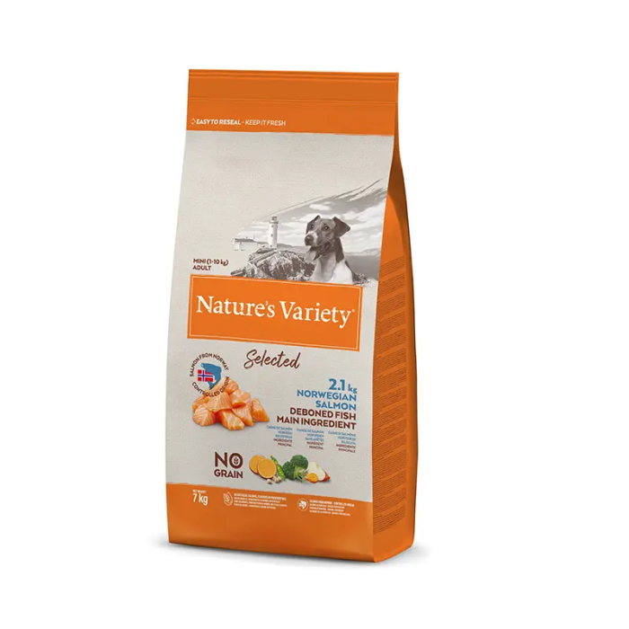 Nature'S V Select Canine Adult Mini Salmon 7 kg