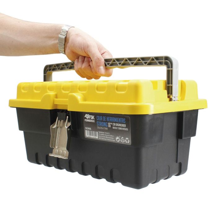 Caja de Herramientas Ferrestock 16" 39,5 x 21 x 17,7 cm 5 Caja de Herramientas Ferrestock 16" 39,5 x 21 x 17,7 cm 5
