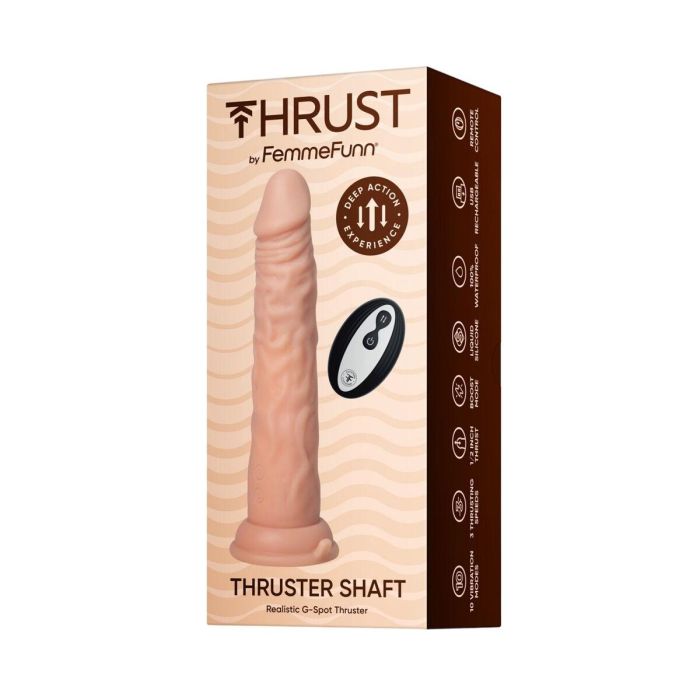 Vibrador realista FemmeFunn Thrust Silicona ABS Ø 3,8 cm (20,3 cm) 1