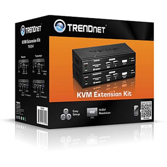 Switch KVM Trendnet TK-EX4 3 Switch KVM Trendnet TK-EX4 3