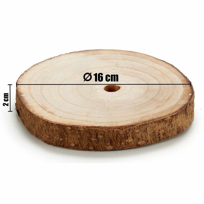 Figura Tronco Decorativo Diam 16Cm Giftdecor (24 Unidades) 2 Figura Tronco Decorativo Diam 16Cm Giftdecor (24 Unidades) 2