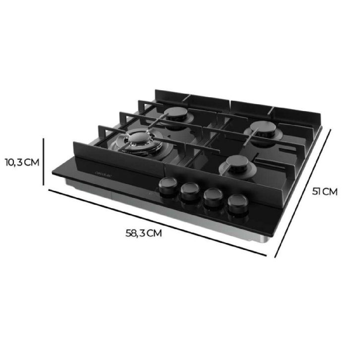 Placa de Gas Cecotec Squad G 4400F 8000 W 7