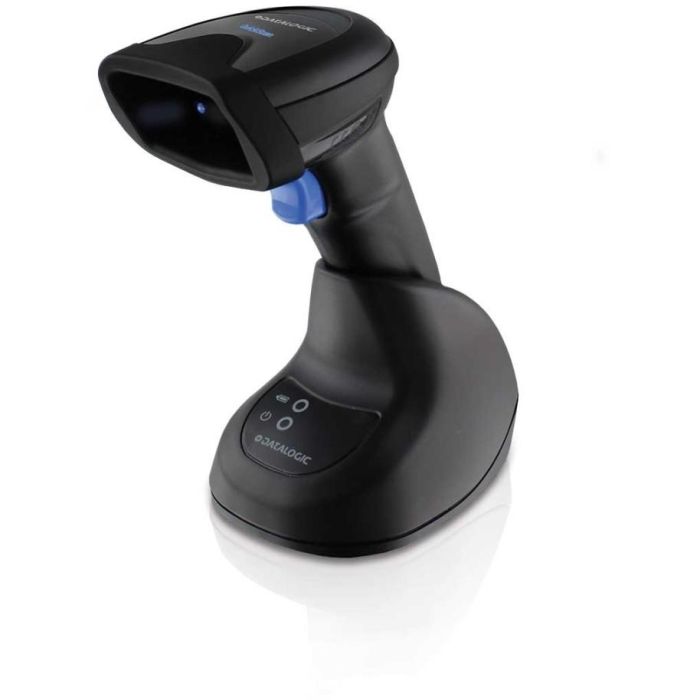 Datalogic QM2500 Kit USB 2D MP Imager Negro - Lector de Códigos de Barras Inalámbrico QuickScan Mobile 433 MHz con Base