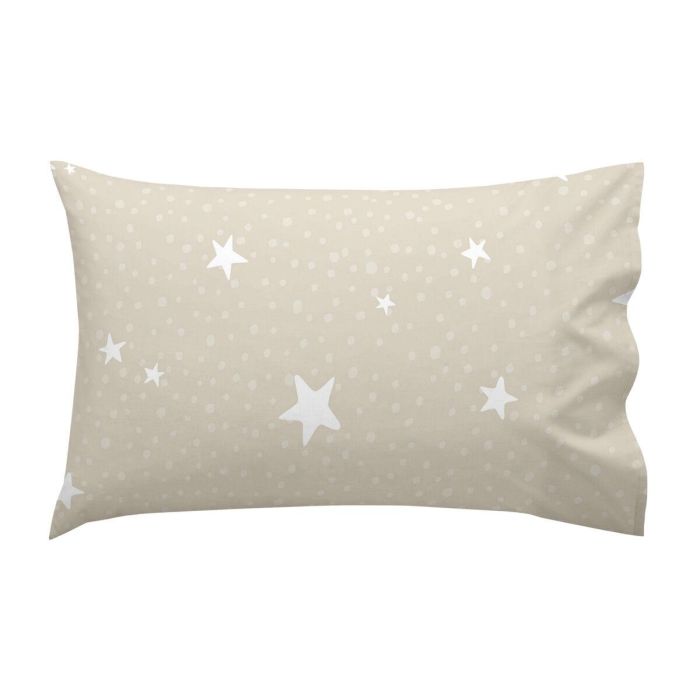Juego de Sábanas HappyFriday Basic Kids Little star Beige Cuna de Bebé 2 Piezas 1 Juego de Sábanas HappyFriday Basic Kids Little star Beige Cuna de Bebé 2 Piezas 1