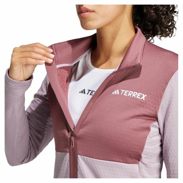 Chaqueta Deportiva para Mujer Adidas Terrex Multi Light Fleece Rosa 2 Chaqueta Deportiva para Mujer Adidas Terrex Multi Light Fleece Rosa 2
