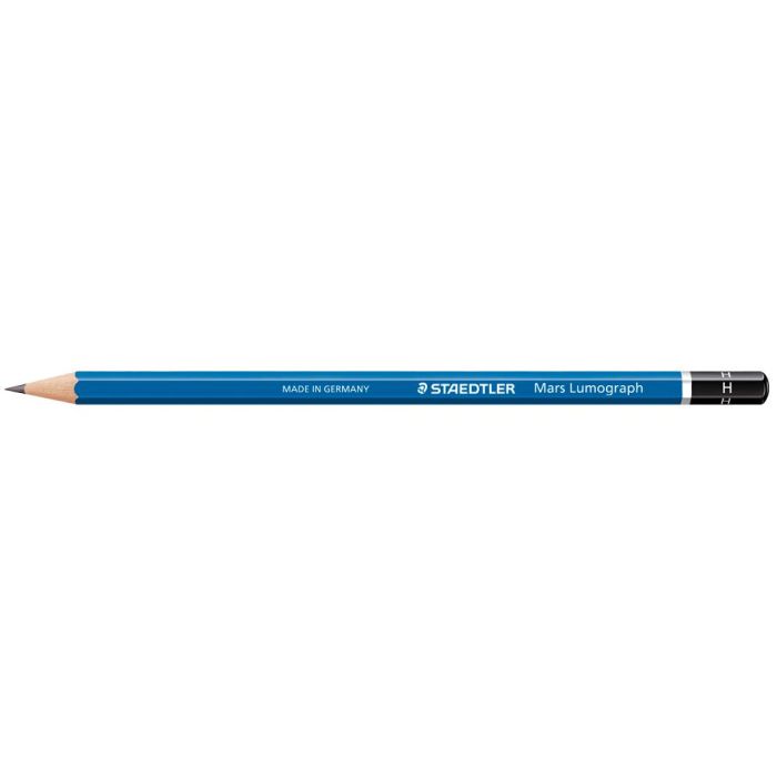 Lapices De Grafito Staedtler Mars Lumograph 100 H Unidad 12 unidades 1