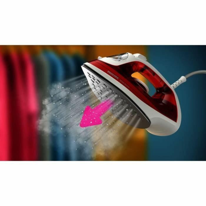 Philips DST2010/40 (PHI8720389044502) Plancha de Vapor Serie 2000, 2000W de Potencia, 25 g/min de Vapor, Color Rojo 1 Philips DST2010/40 (PHI8720389044502) Plancha de Vapor Serie 2000, 2000W de Potencia, 25 g/min de Vapor, Color Rojo 1