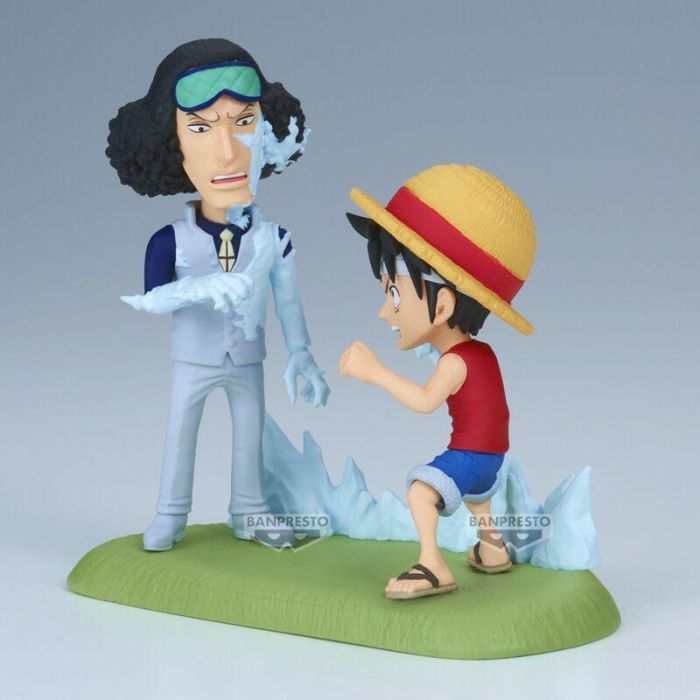 Banpresto BP28688P Figura One Piece World Collectable Log Stories - Monkey D. Luffy vs Kuzan, PVC y ABS, 9 cm 2
