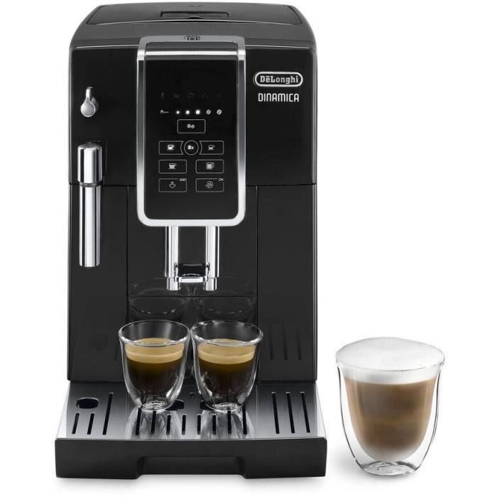 De'Longhi ECAM 350.15.B Cafetera Espresso Automática Dinamica con 4 Recetas, Pantalla Táctil, Depósito 300g Granos - Negro