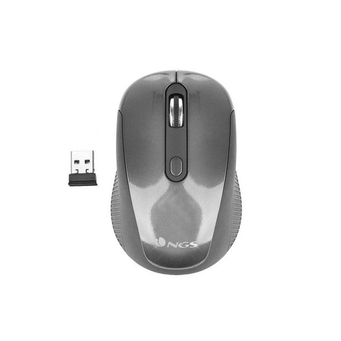 Raton Ngs Haze Optico Inalambrico Gris