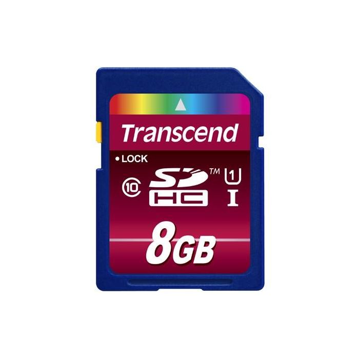 Transcend TS8GSDHC10U1 Tarjeta de memoria MicroSDHC 8GB Clase 10 U1 90 MB/s