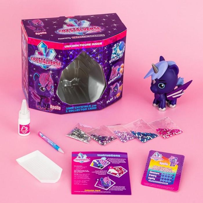 Figura Unicornio Crystalverse Classic 1 Unidad 2 Figura Unicornio Crystalverse Classic 1 Unidad 2
