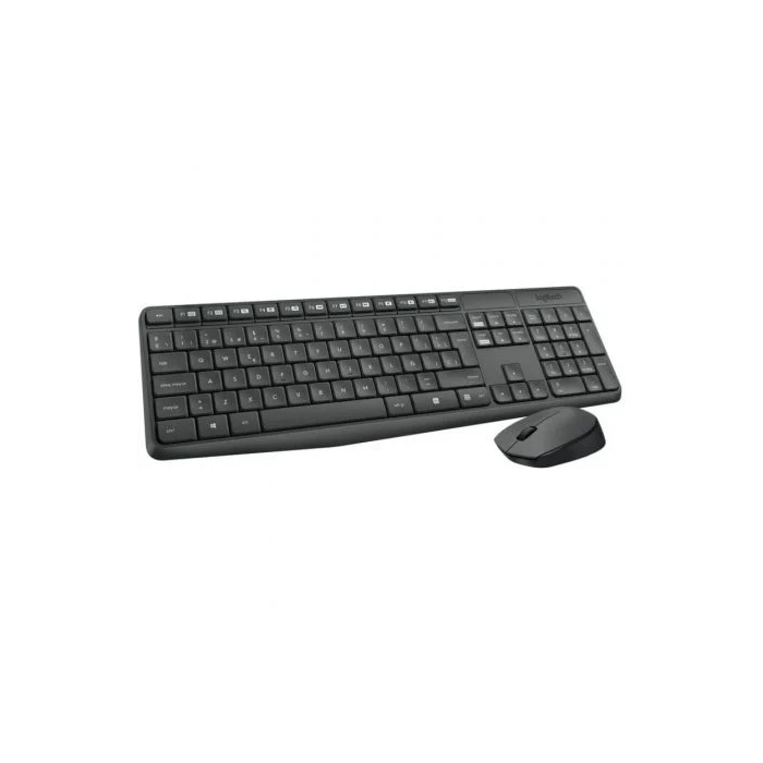 Logitech Combo Teclado/Ratón MK235 Inalámbrico QWERTY 920-007919 Distribución Español, Pilas Larga Duración, Resistente a Salpicaduras 2