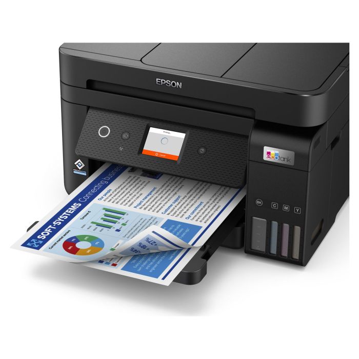 Epson EcoTank ET-4850 Impresora Multifunción 4 en 1 A4 Tinta LAN WiFi ADF Duplex Inyección de Tinta Color 24