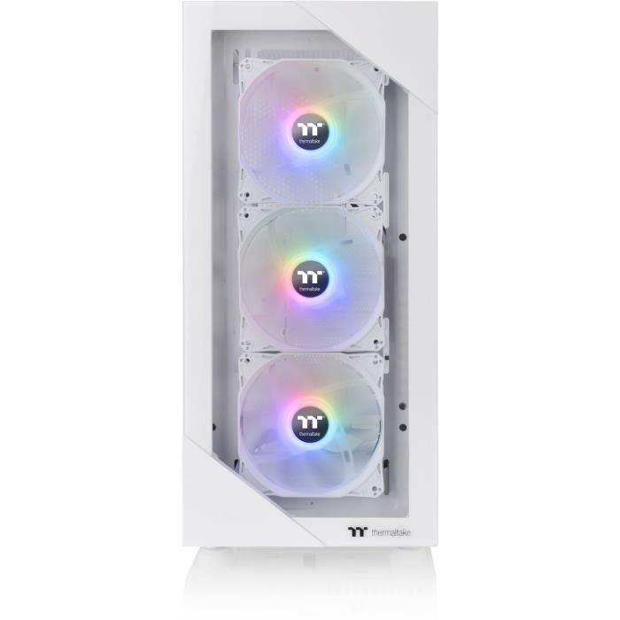 Caja de PC - THERMALTAKE - View 200 TG ARGB Snow (Blanco) - Torre media - Formato ATX 1 Caja de PC - THERMALTAKE - View 200 TG ARGB Snow (Blanco) - Torre media - Formato ATX 1