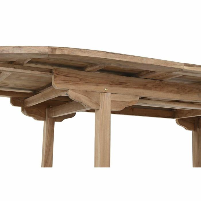 Mesa de Comedor DKD Home Decor Marrón Extensible Teca (180 x 120 x 75 cm) 3 Mesa de Comedor DKD Home Decor Marrón Extensible Teca (180 x 120 x 75 cm) 3