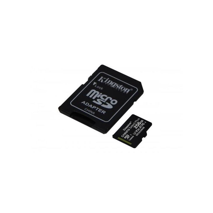 Kingston Tarjeta De Memoria Micro Sdhc Canvas Select 256 grb C-Adaptador 3 Kingston Tarjeta De Memoria Micro Sdhc Canvas Select 256 grb C-Adaptador 3