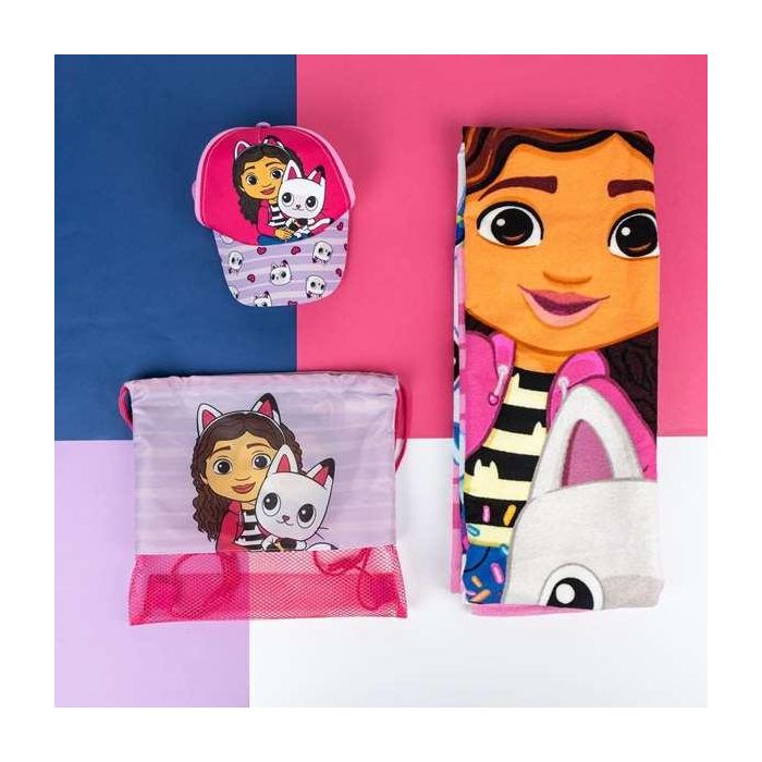 Set de Verano Infantil Gabby's Dollhouse Rosa 3 Piezas 5